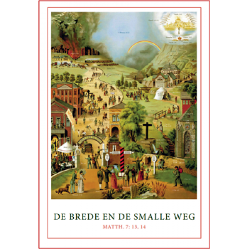 Poster 'Brede en de smalle weg' - Formaat A2 